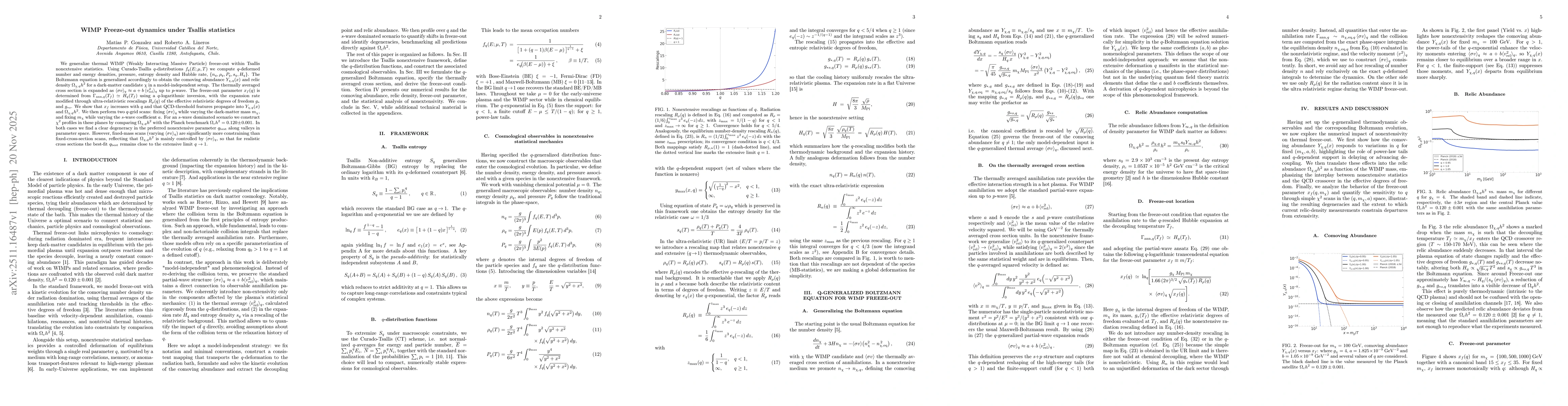 Thumbnail for WIMP Freeze-out dynamics under Tsallis statistics