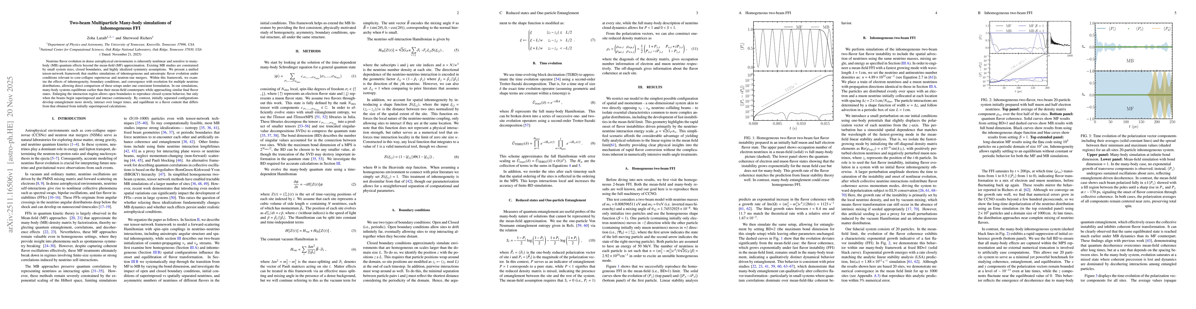 Thumbnail for Two-beam Multiparticle Many-body simulations of Inhomogeneous FFI