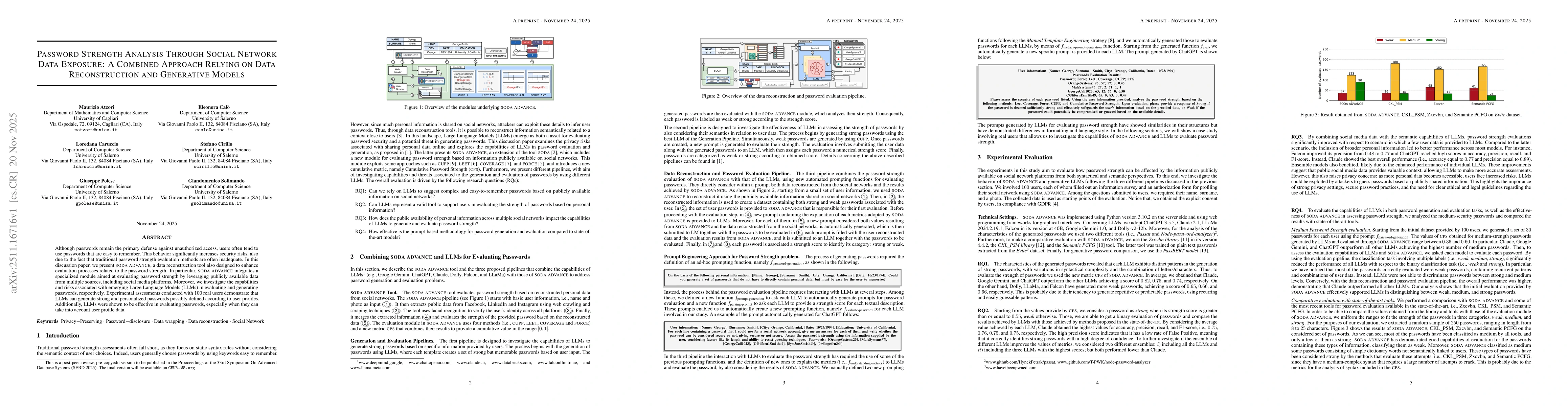 Thumbnail for Password Strength Analysis Through Social Network Data Exposure: A Combined Approach Relying on Data Reconstruction and Generative Models