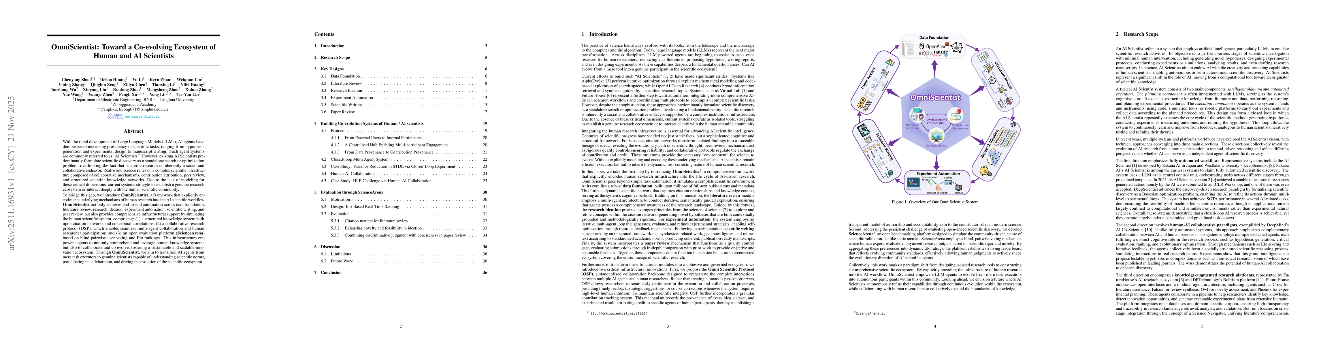 Thumbnail for OmniScientist: Toward a Co-evolving Ecosystem of Human and AI Scientists