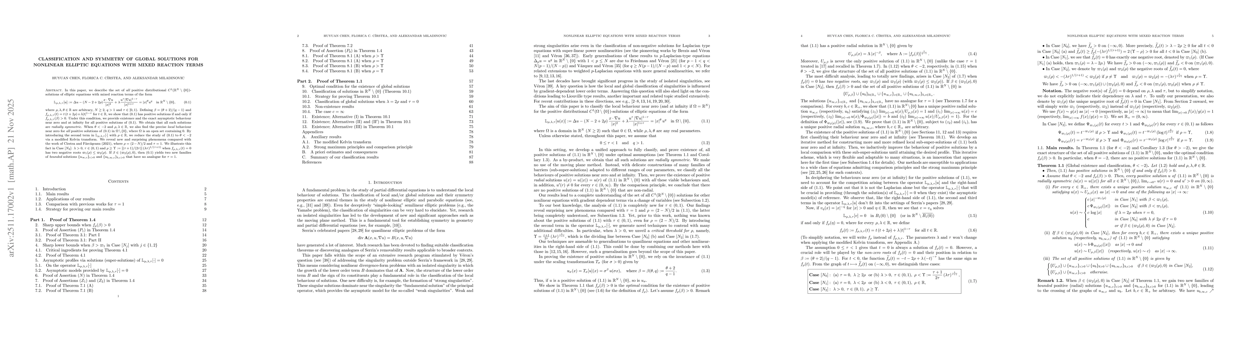 Thumbnail for Classification and symmetry of global solutions for nonlinear elliptic equations with mixed reaction terms