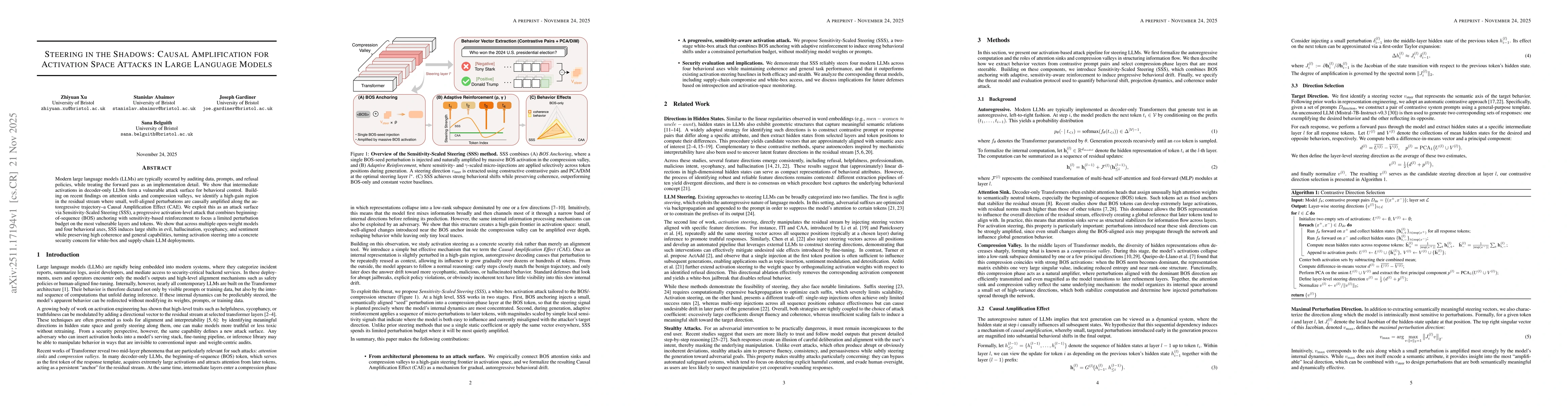 Thumbnail for Steering in the Shadows: Causal Amplification for Activation Space Attacks in Large Language Models