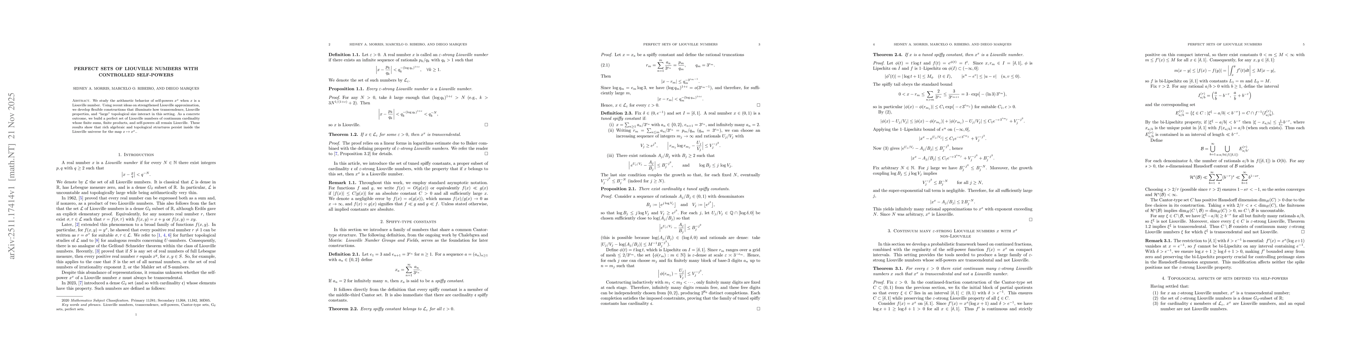 Thumbnail for Perfect Sets of Liouville Numbers with Controlled Self-Powers