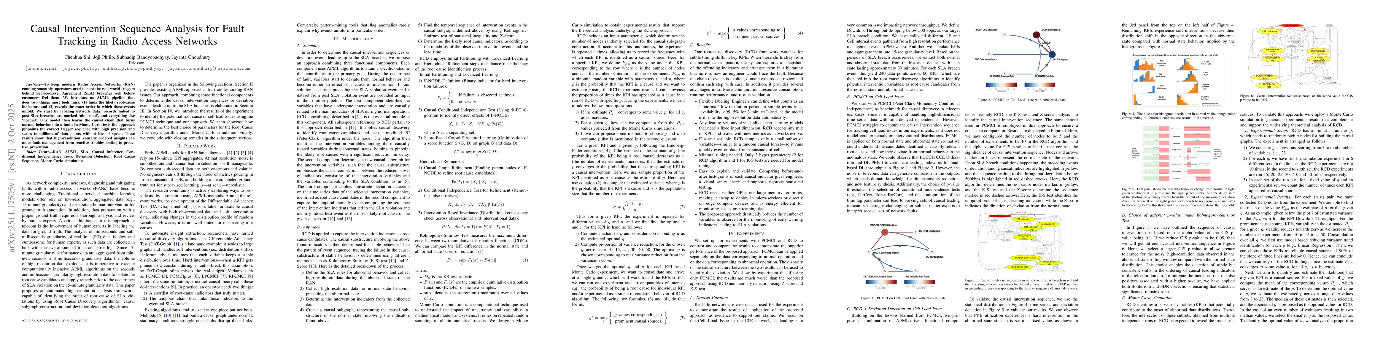 Thumbnail for Causal Intervention Sequence Analysis for Fault Tracking in Radio Access Networks