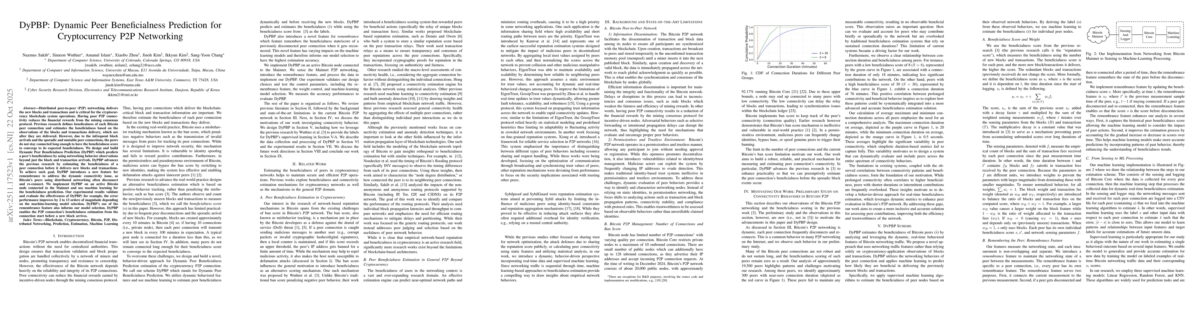 Thumbnail for DyPBP: Dynamic Peer Beneficialness Prediction for Cryptocurrency P2P Networking
