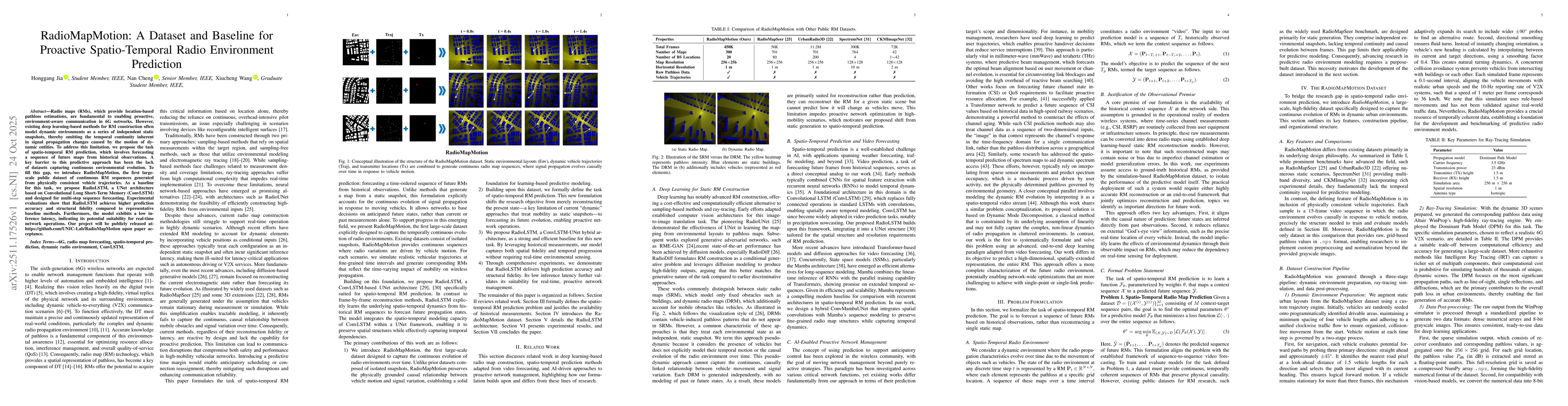 Thumbnail for RadioMapMotion: A Dataset and Baseline for Proactive Spatio-Temporal Radio Environment Prediction