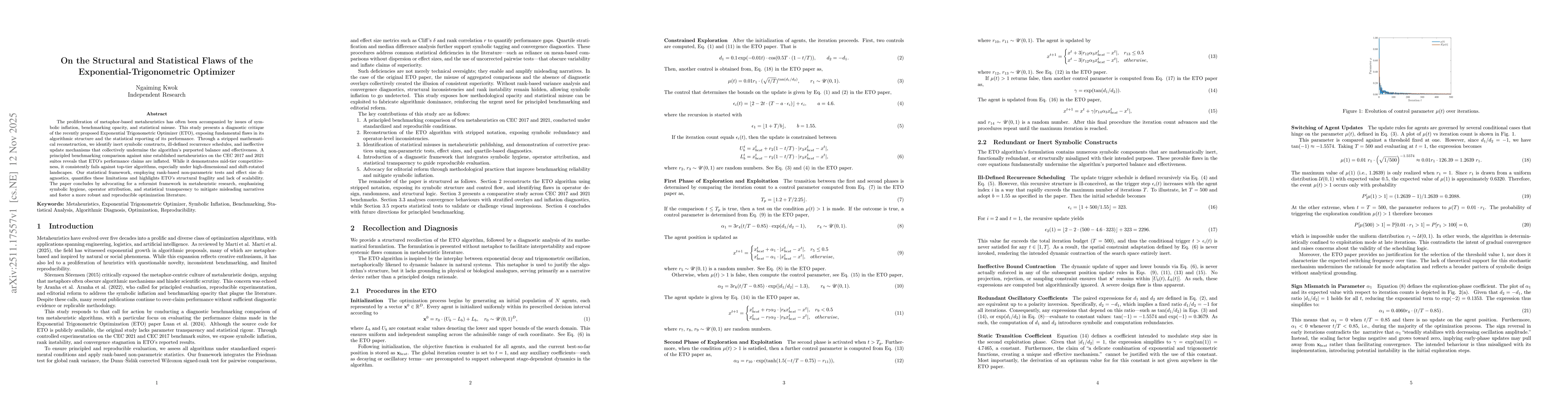 Thumbnail for On the Structural and Statistical Flaws of the Exponential-Trigonometric Optimizer