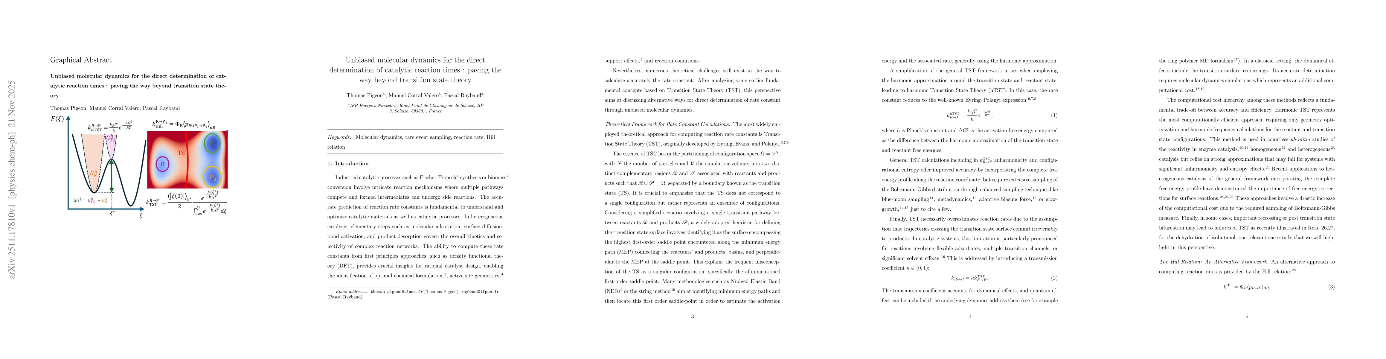 Thumbnail for Unbiased molecular dynamics for the direct determination of catalytic reaction times : paving the way beyond transition state theory