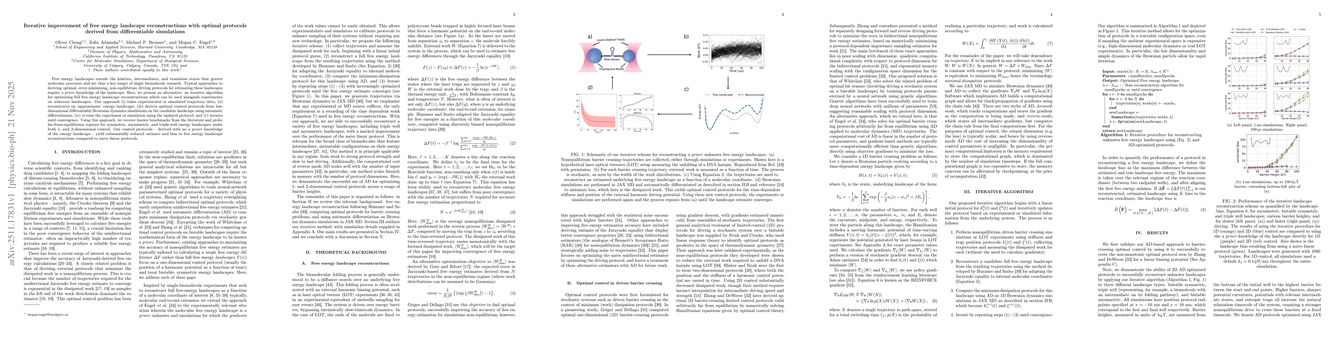 Thumbnail for Iterative improvement of free energy landscape reconstructions with optimal protocols derived from differentiable simulations