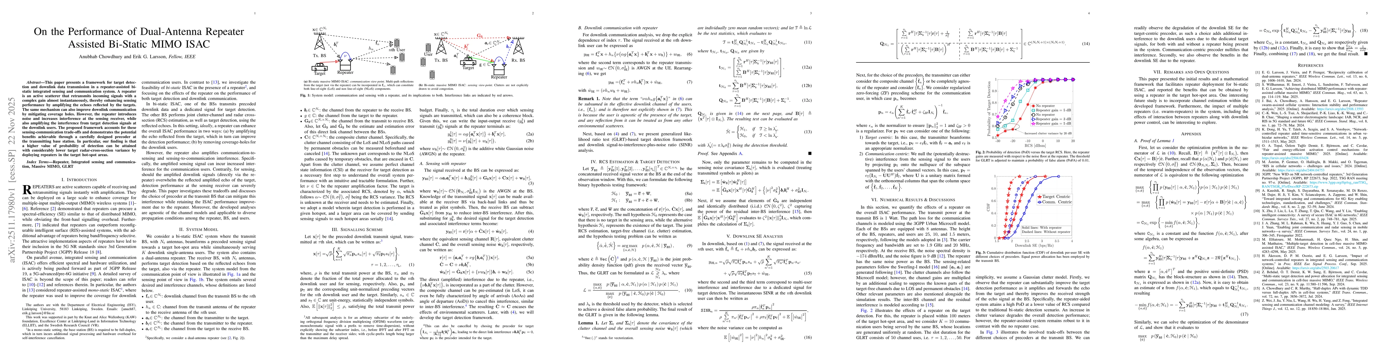 Thumbnail for On the Performance of Dual-Antenna Repeater Assisted Bi-Static MIMO ISAC