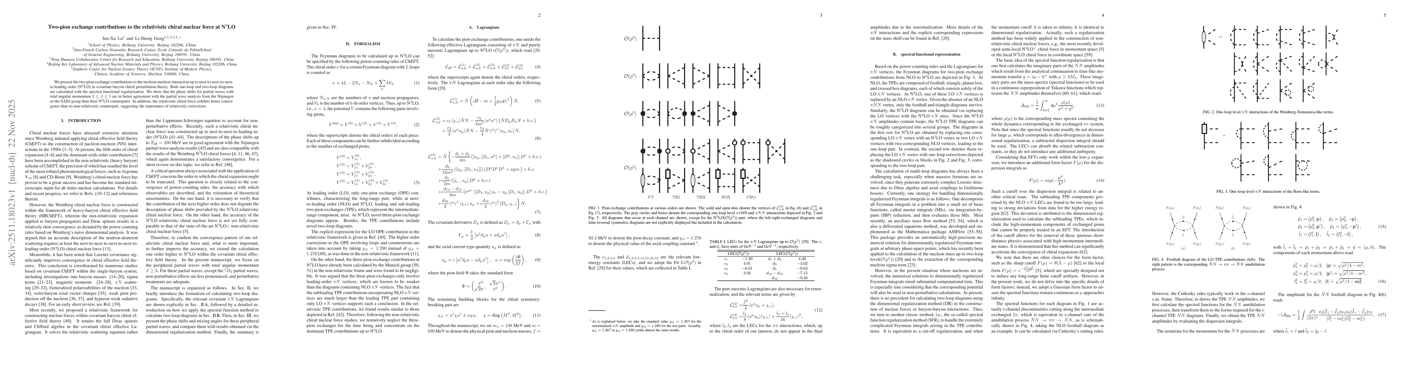 Thumbnail for Two-pion exchange contributions to the relativistic chiral nuclear force at N$^3$LO