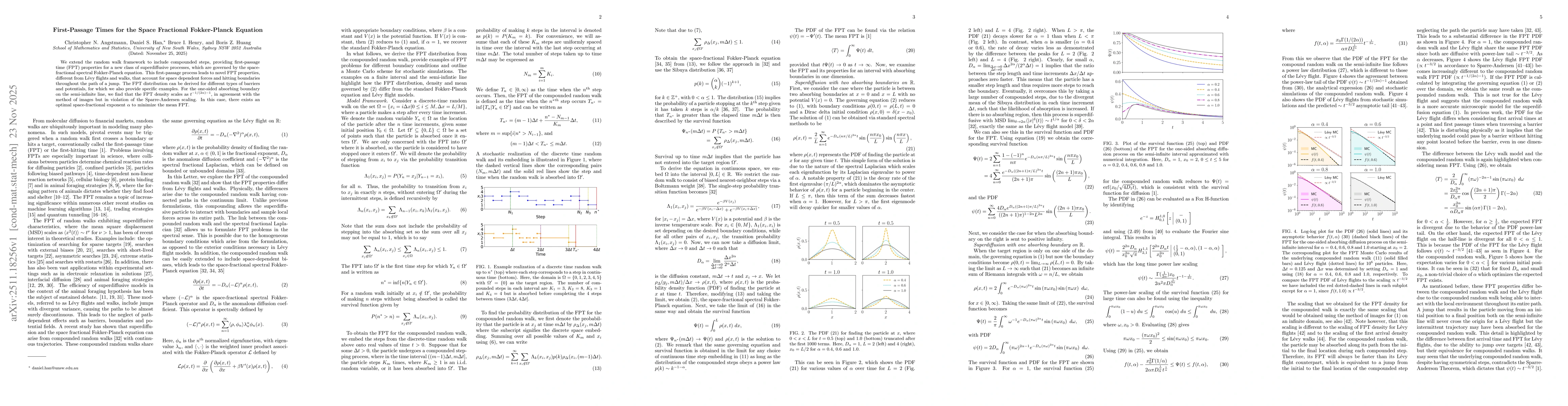 Thumbnail for First-Passage Times for the Space Fractional Fokker-Planck Equation