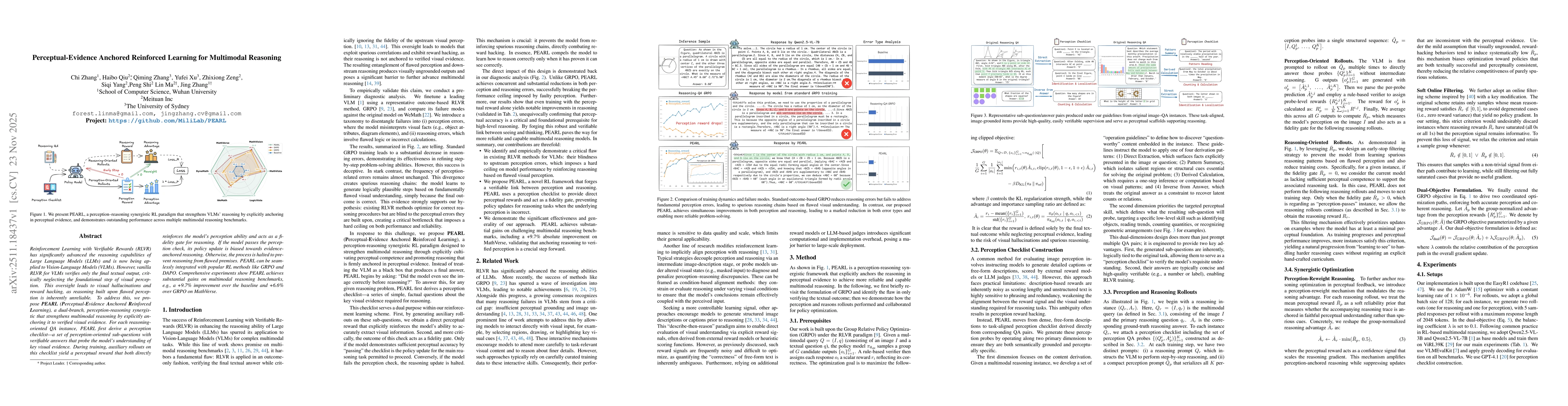 Thumbnail for Perceptual-Evidence Anchored Reinforced Learning for Multimodal Reasoning