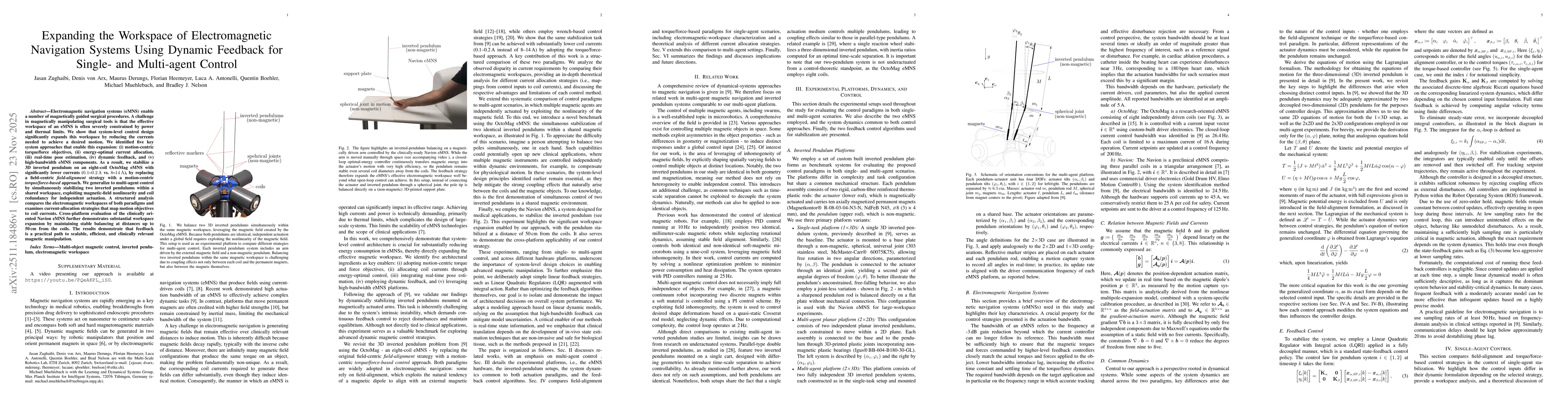Thumbnail for Expanding the Workspace of Electromagnetic Navigation Systems Using Dynamic Feedback for Single- and Multi-agent Control