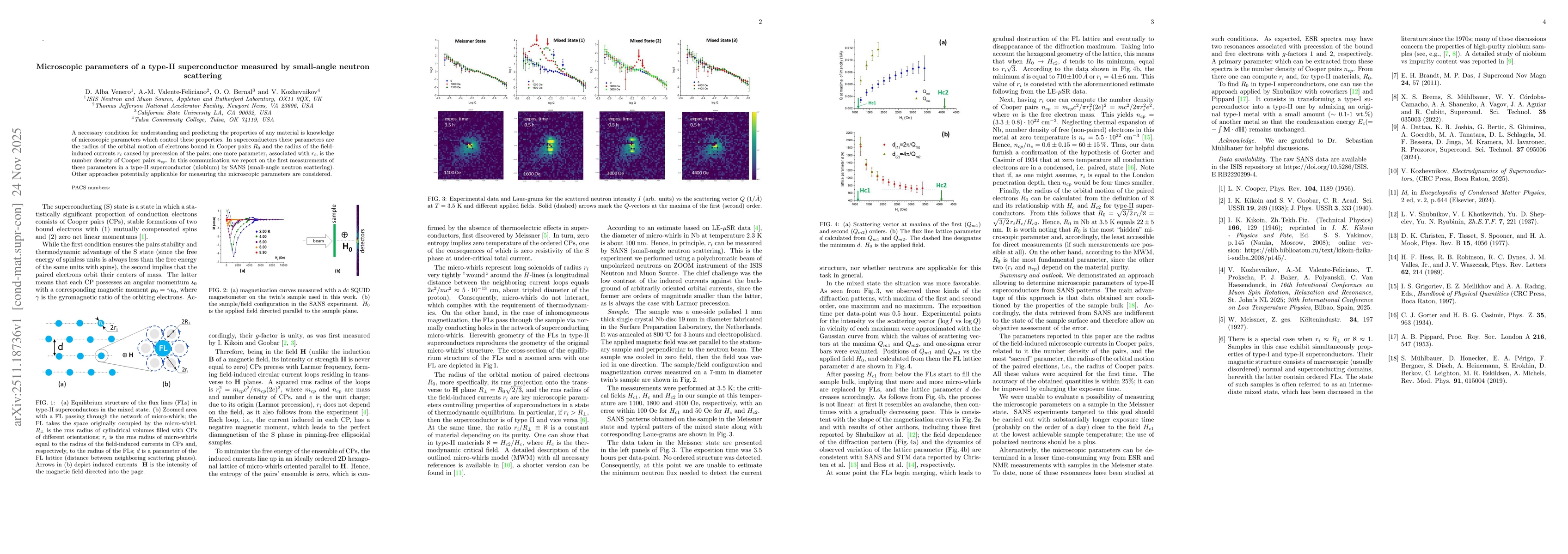 Thumbnail for Microscopic parameters of a type-II superconductor measured by small-angle neutron scattering