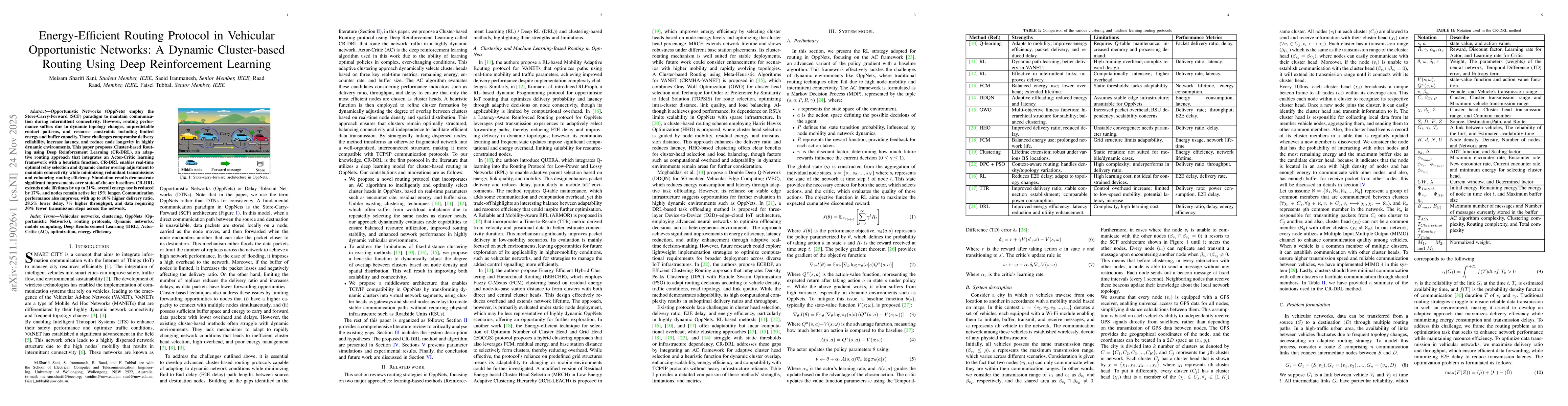 Thumbnail for Energy-Efficient Routing Protocol in Vehicular Opportunistic Networks: A Dynamic Cluster-based Routing Using Deep Reinforcement Learning