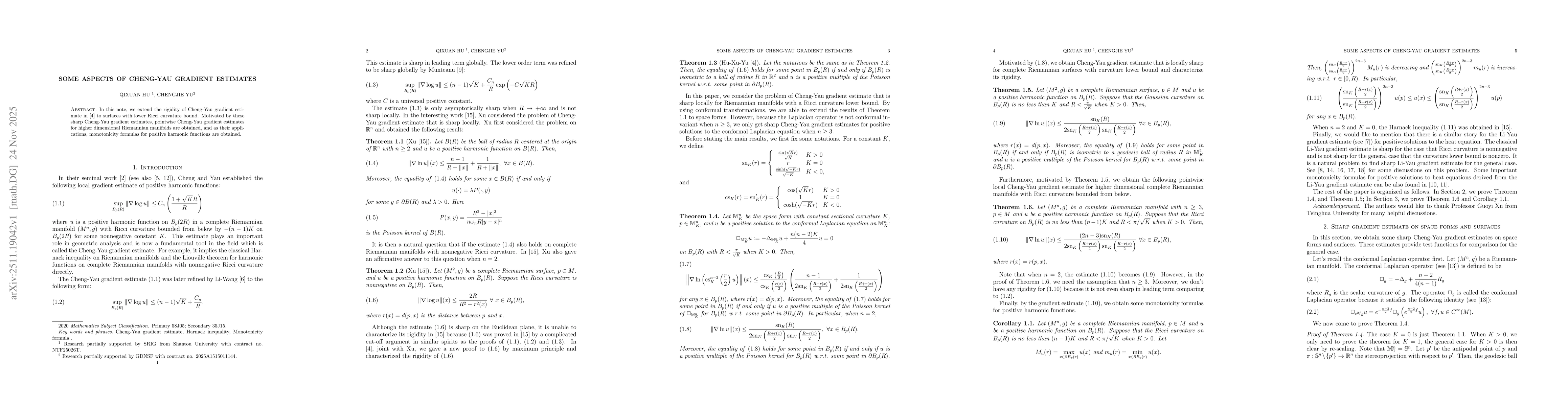 Thumbnail for Some aspects of Cheng-Yau gradient estimates