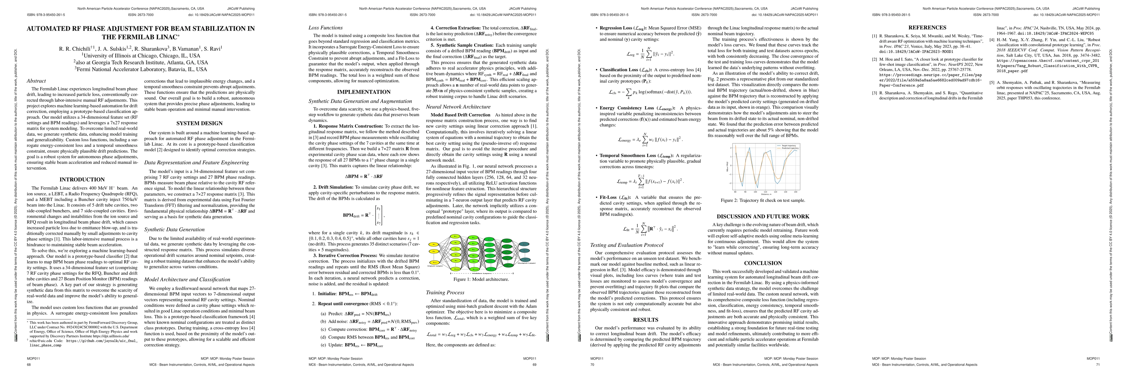 Thumbnail for Automated RF Phase Adjustment for Beam Stabilization in the Fermilab Linac