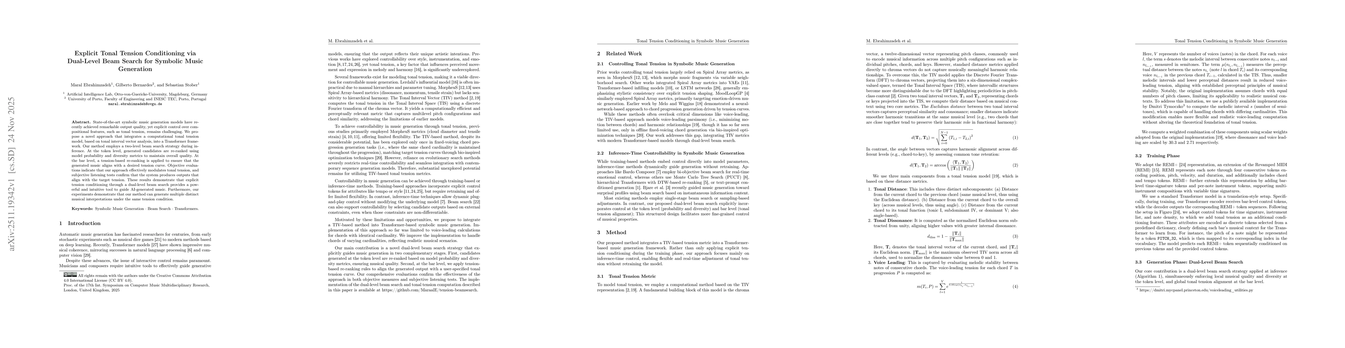 Thumbnail for Explicit Tonal Tension Conditioning via Dual-Level Beam Search for Symbolic Music Generation