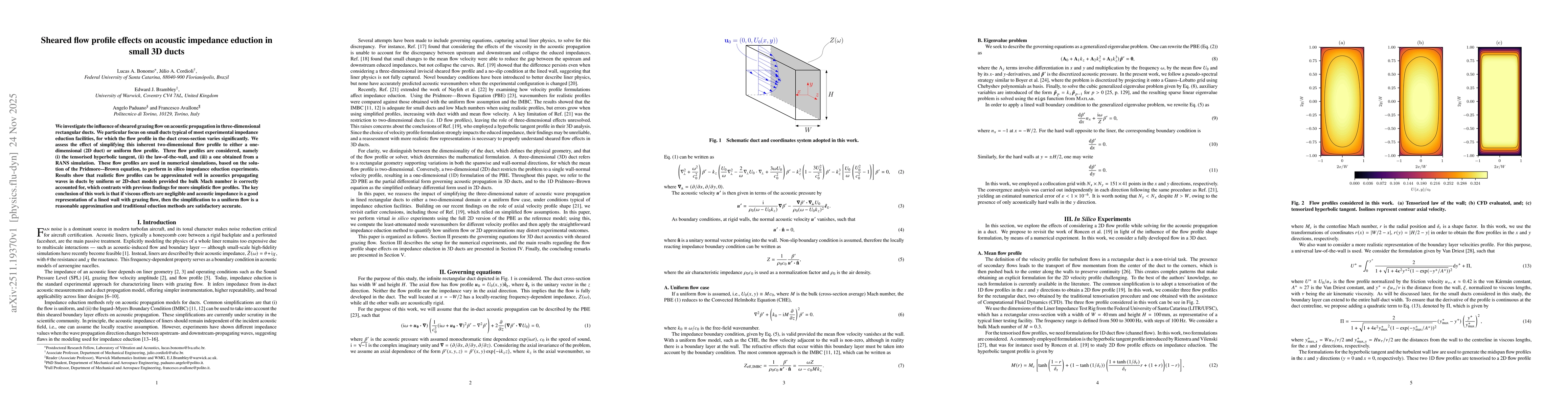 Thumbnail for Sheared flow profile effects on acoustic impedance eduction in small 3D ducts