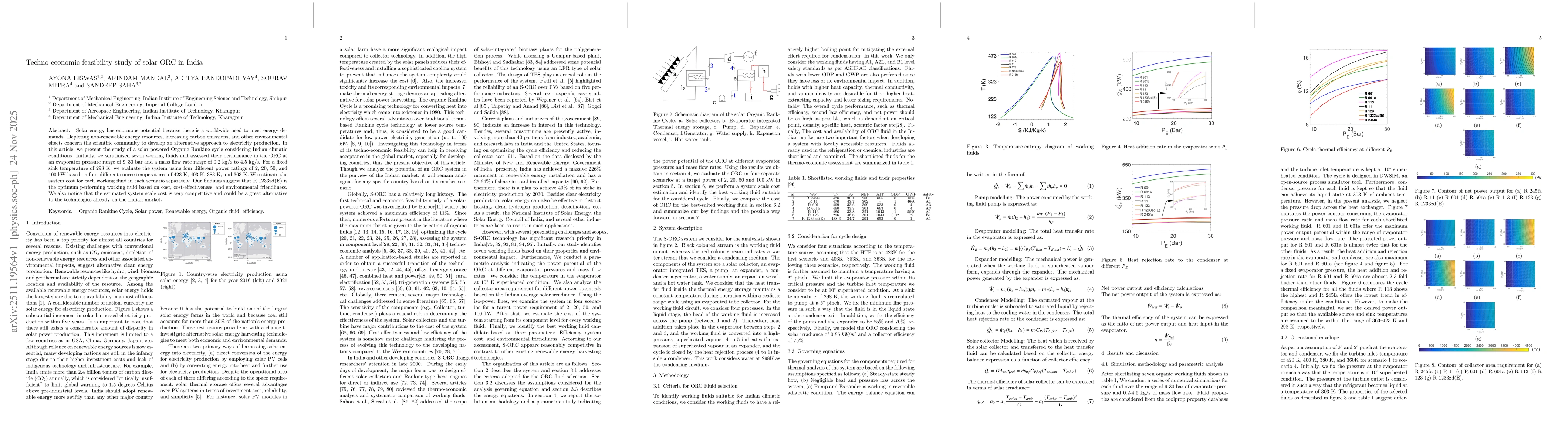 Thumbnail for Techno economic feasibility study of solar ORC in India