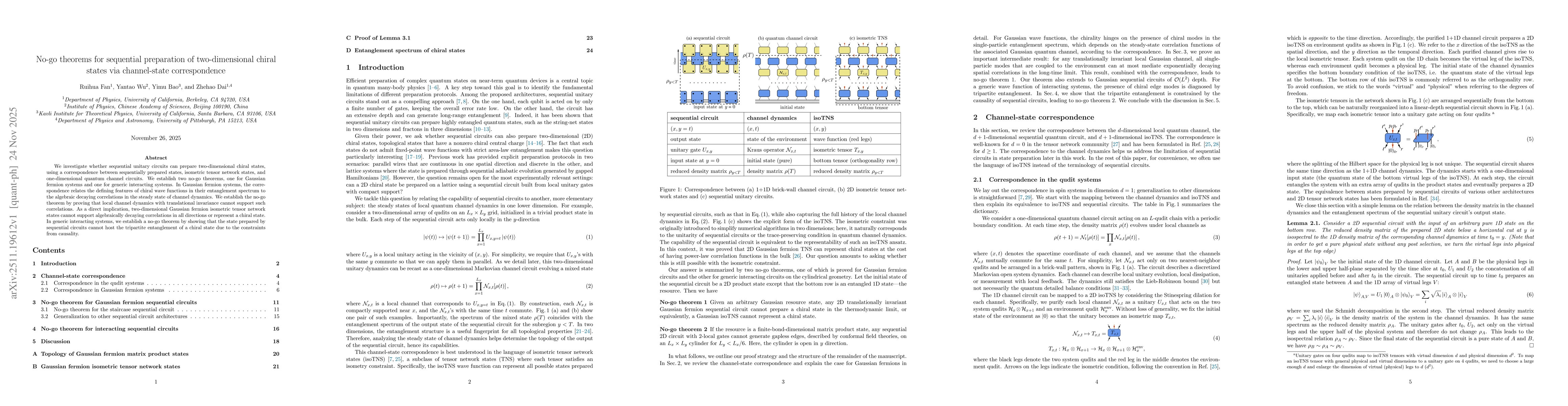 Thumbnail for No-go theorems for sequential preparation of two-dimensional chiral states via channel-state correspondence
