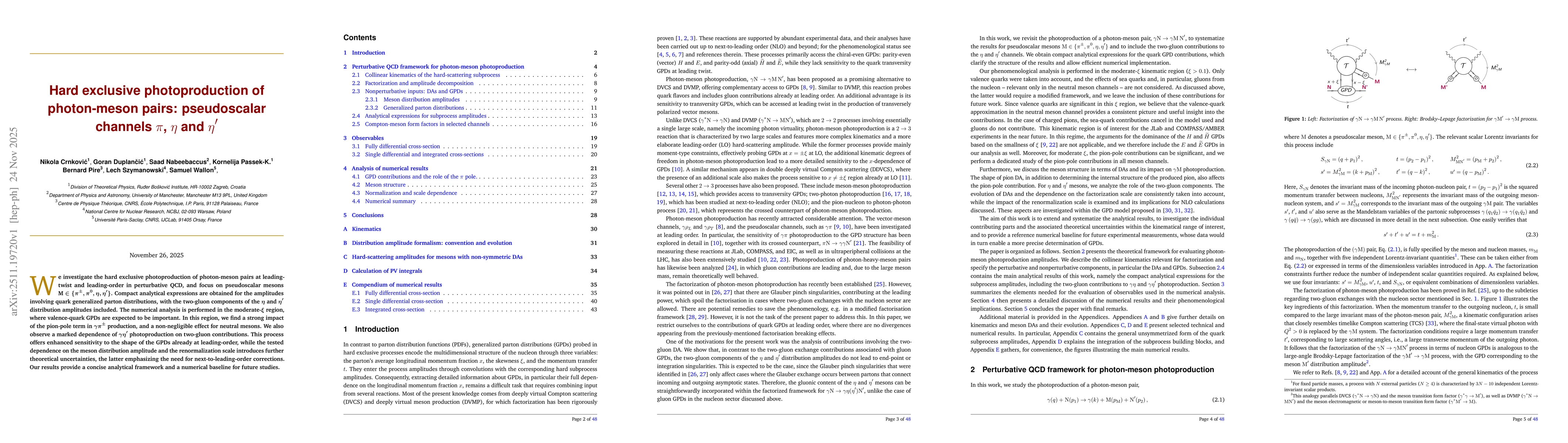 Thumbnail for Hard exclusive photoproduction of photon-meson pairs: pseudoscalar channels $π$, $η$ and $η'$