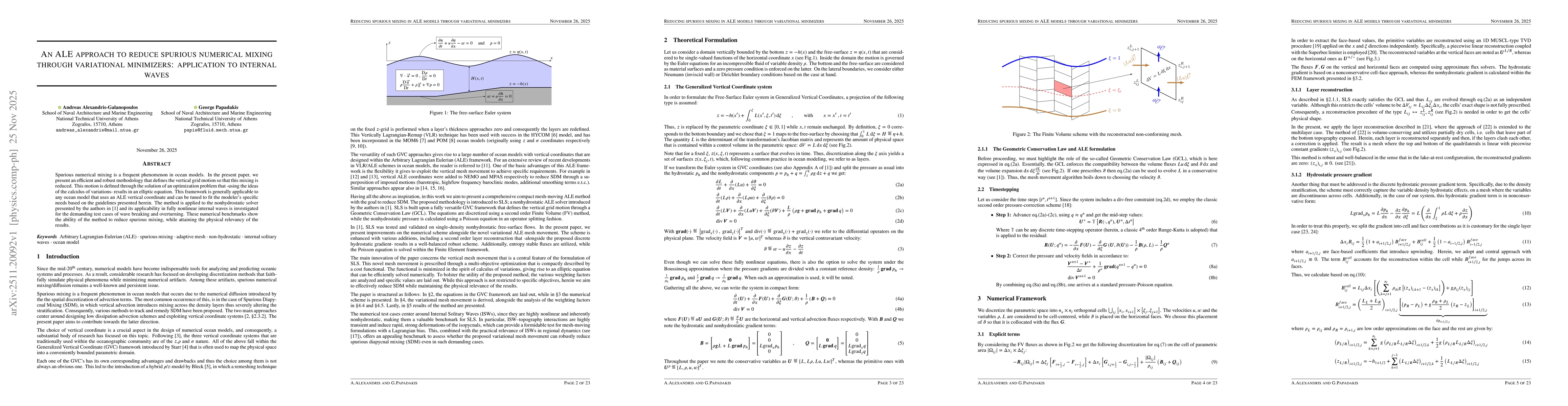 Thumbnail for An ALE approach to reduce spurious numerical mixing through variational minimizers: application to internal waves