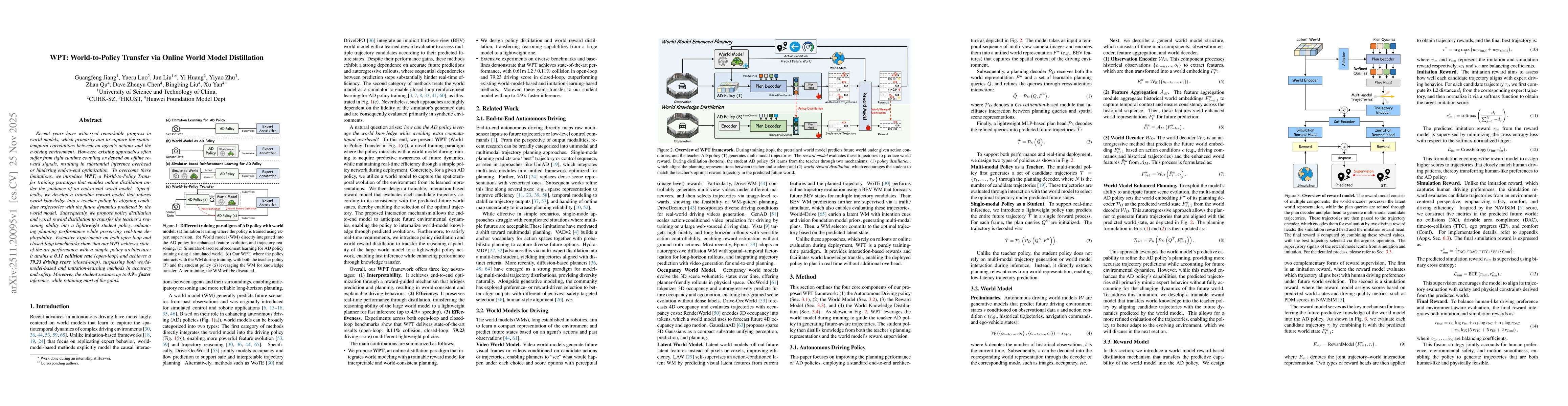 Thumbnail for WPT: World-to-Policy Transfer via Online World Model Distillation