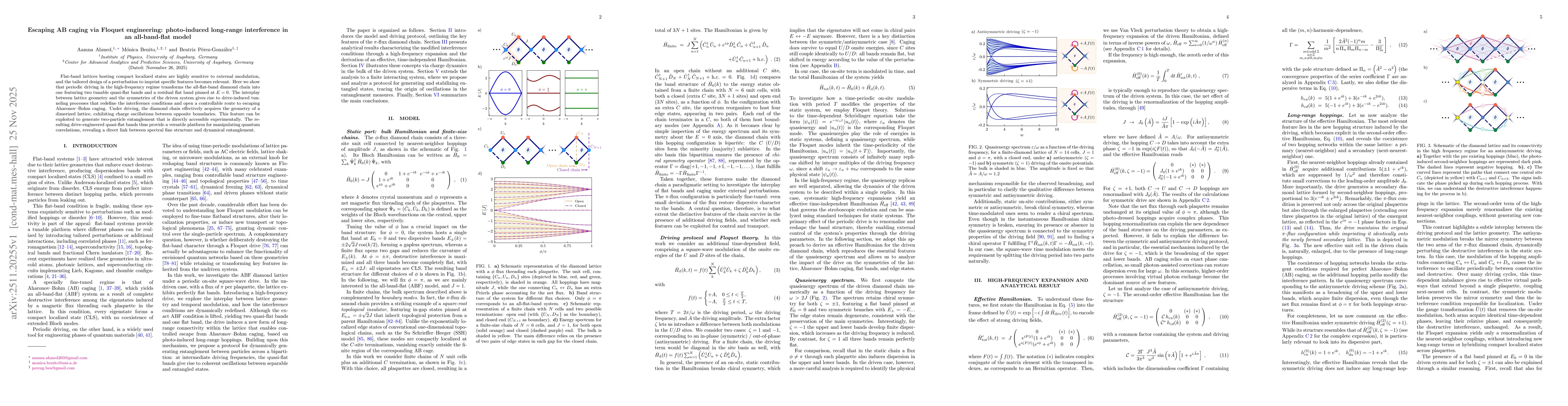 Thumbnail for Escaping AB caging via Floquet engineering: photo-induced long-range interference in an all-band-flat model