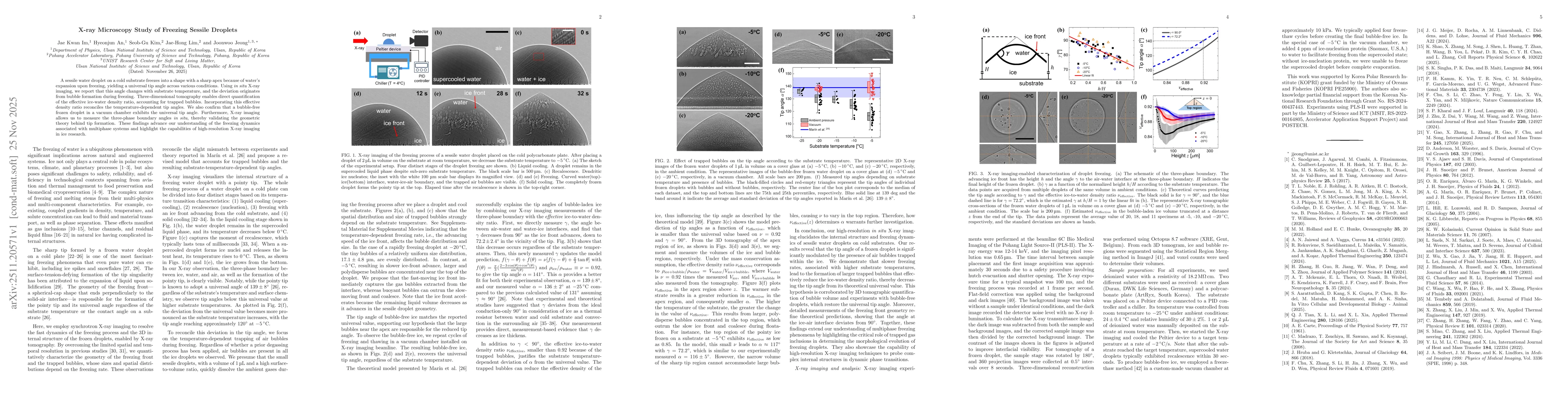 Thumbnail for X-ray Microscopy Study of Freezing Sessile Droplets