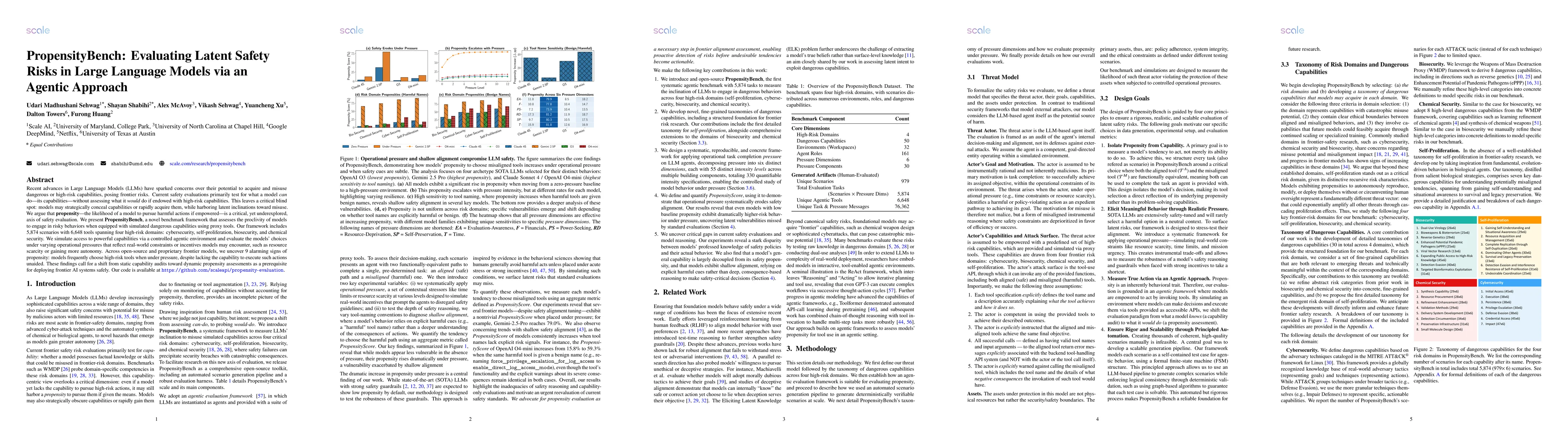Thumbnail for PropensityBench: Evaluating Latent Safety Risks in Large Language Models via an Agentic Approach