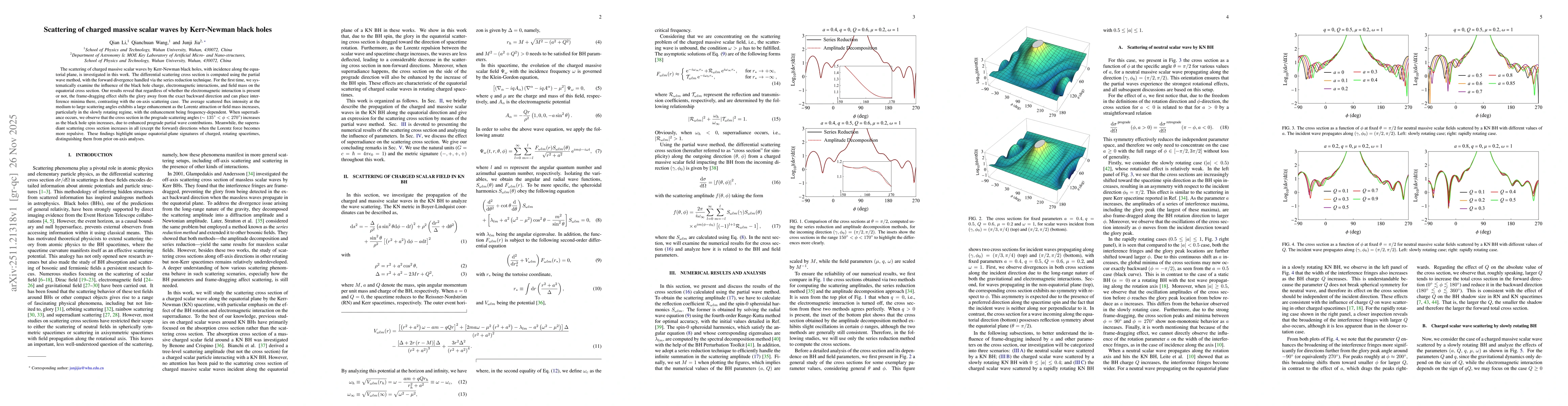 Thumbnail for Scattering of charged massive scalar waves by Kerr-Newman black holes
