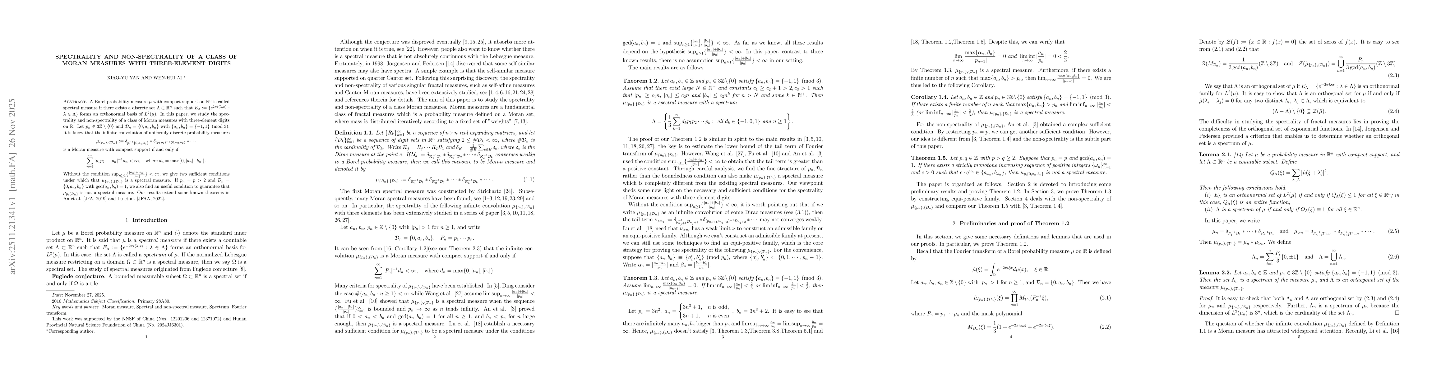 Thumbnail for Spectrality and non-spectrality of a class of Moran measures with three-element digits