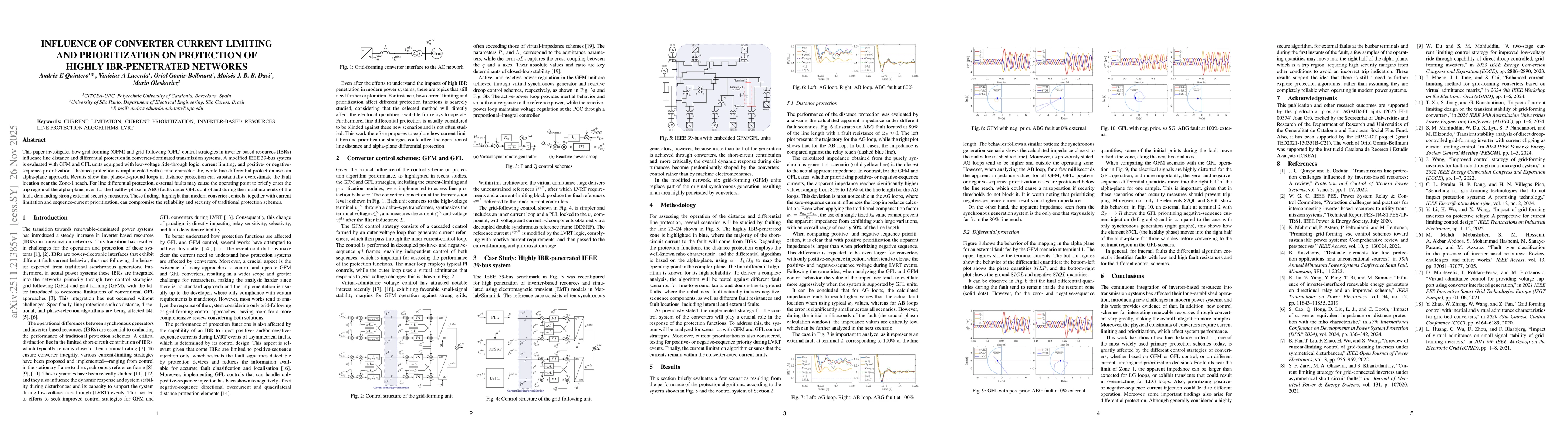 Thumbnail for Influence of converter current limiting and prioritization on protection of highly IBR-penetrated networks