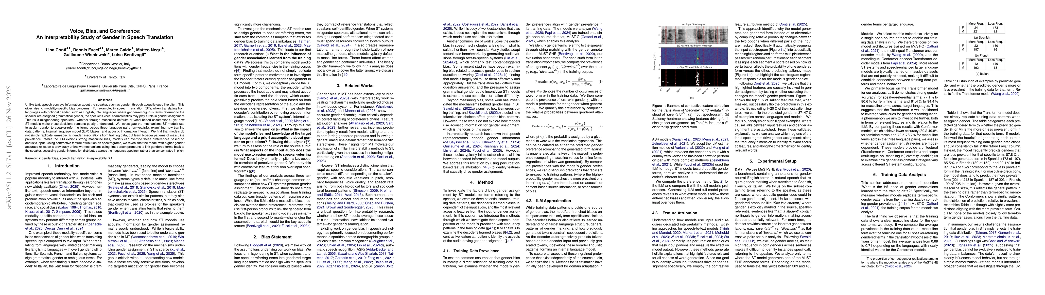 Thumbnail for Voice, Bias, and Coreference: An Interpretability Study of Gender in Speech Translation