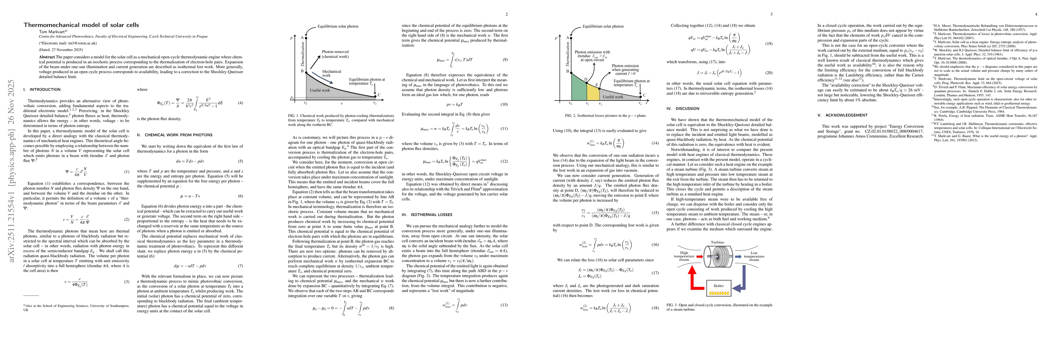Thumbnail for Thermomechanical model of solar cells