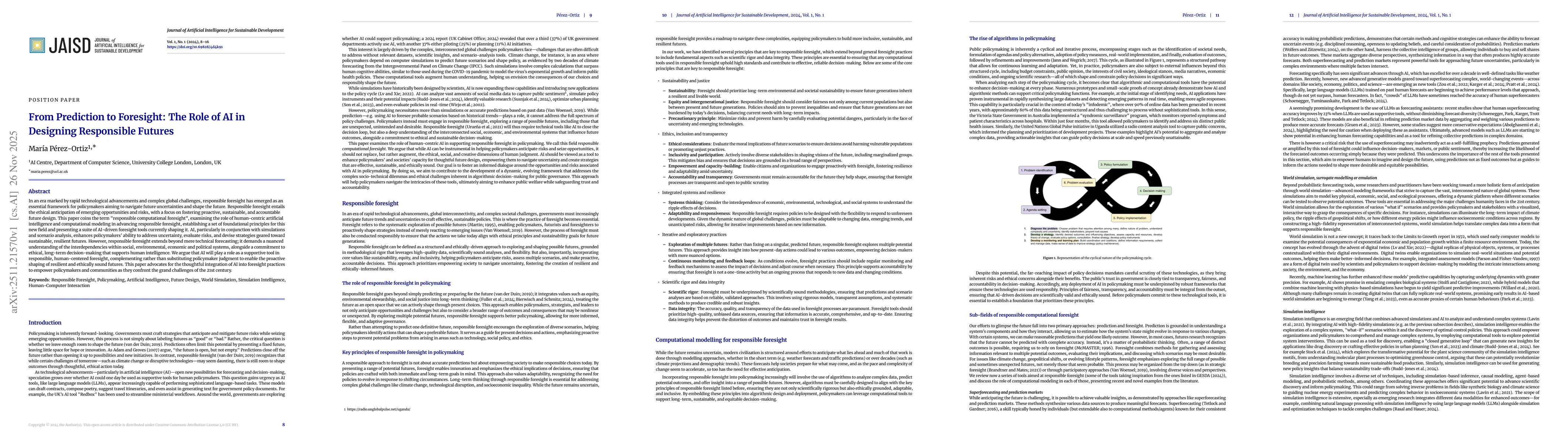 Thumbnail for From Prediction to Foresight: The Role of AI in Designing Responsible Futures
