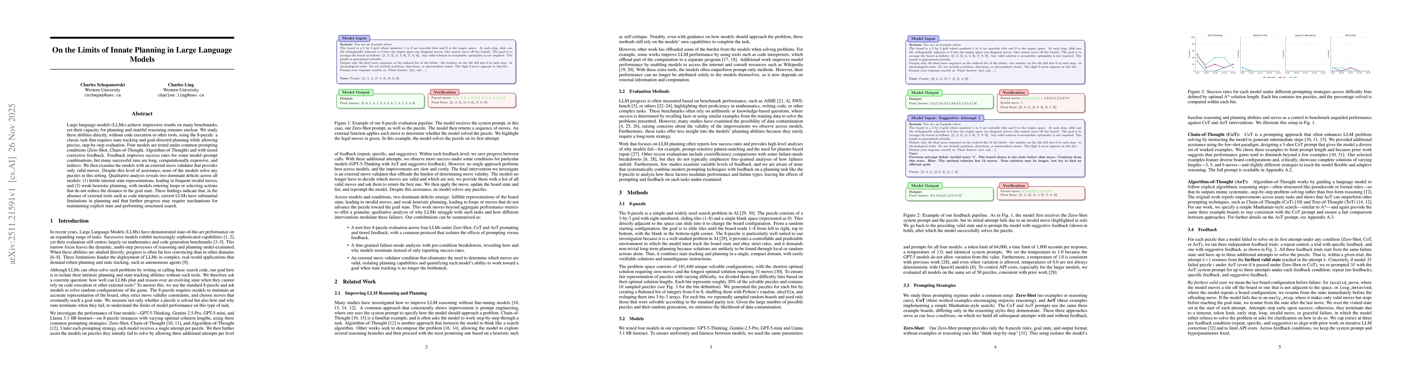 Thumbnail for On the Limits of Innate Planning in Large Language Models