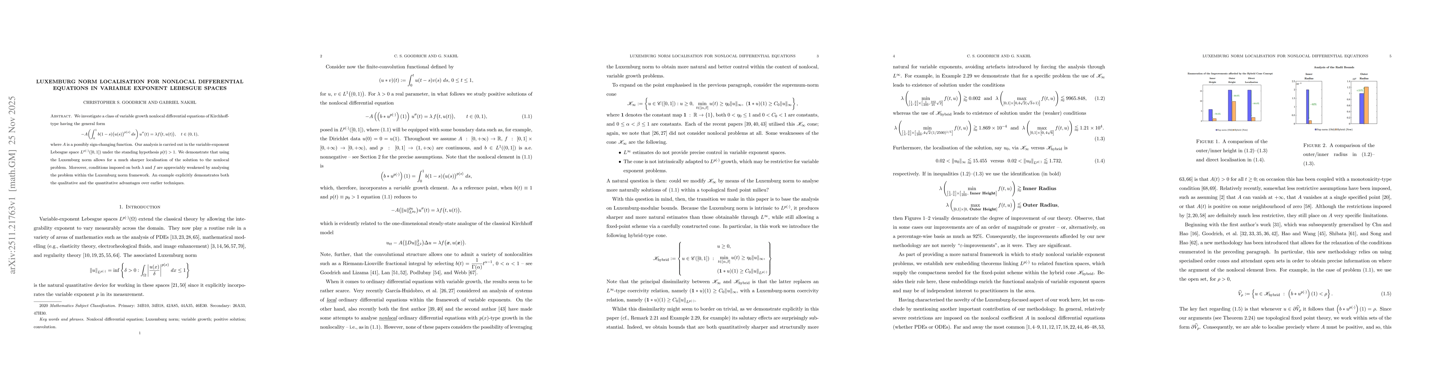 Thumbnail for Luxemburg Norm Localisation for Nonlocal Differential Equations in Variable Exponent Lebesgue Spaces
