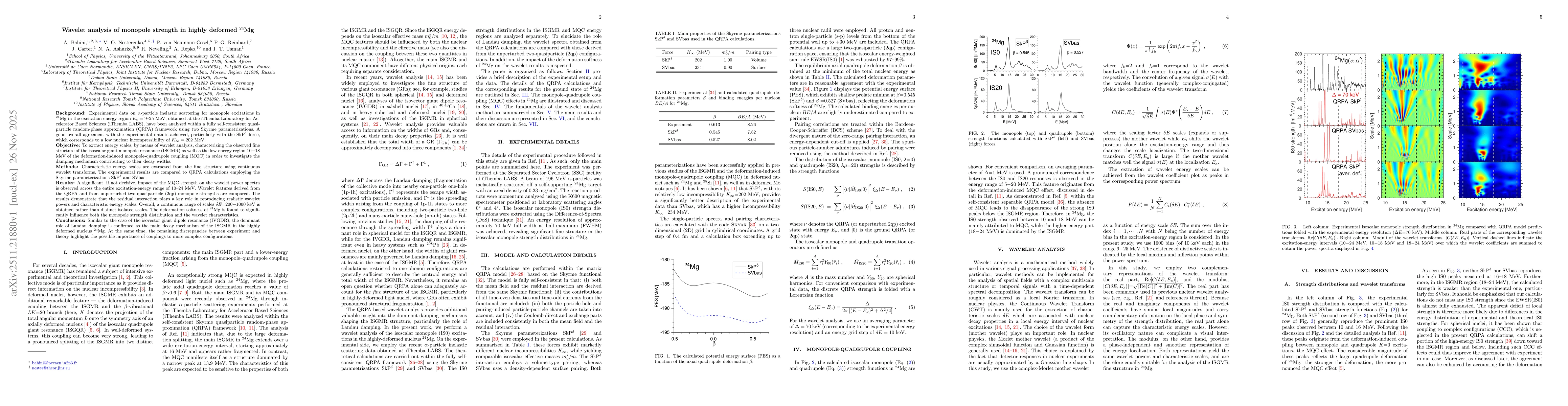 Thumbnail for Wavelet analysis of monopole strength in highly deformed $^{24}$Mg