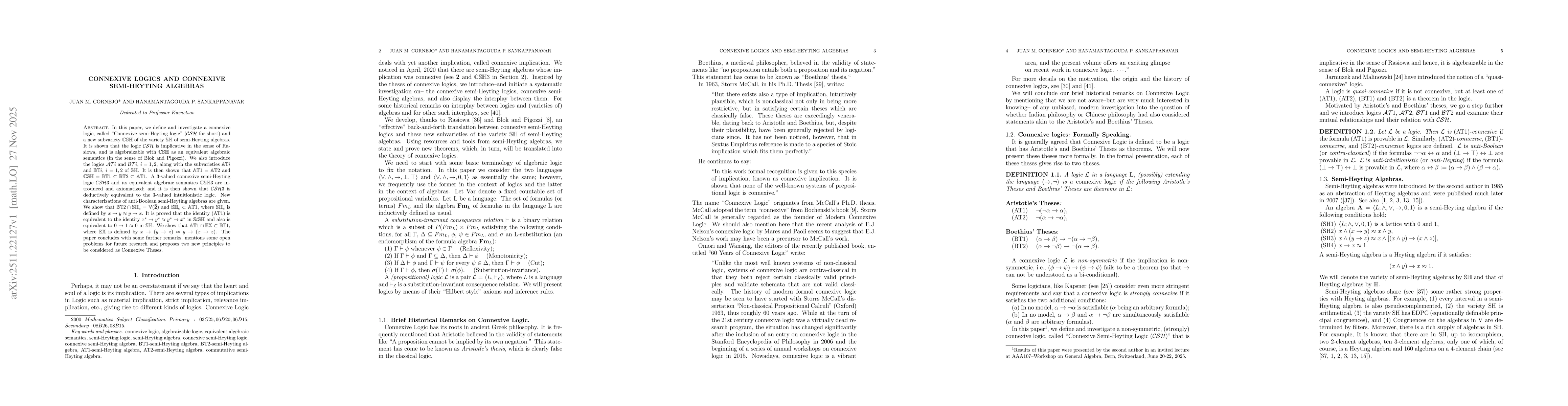 Thumbnail for Connexive logics and connexive semi-Heyting algebras