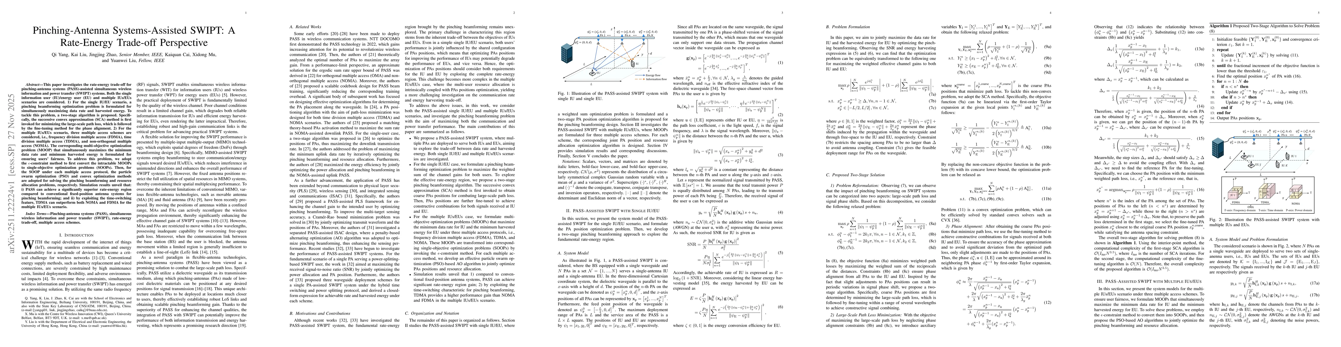 Thumbnail for Pinching-Antenna Systems-Assisted SWIPT: A Rate-Energy Trade-off Perspective
