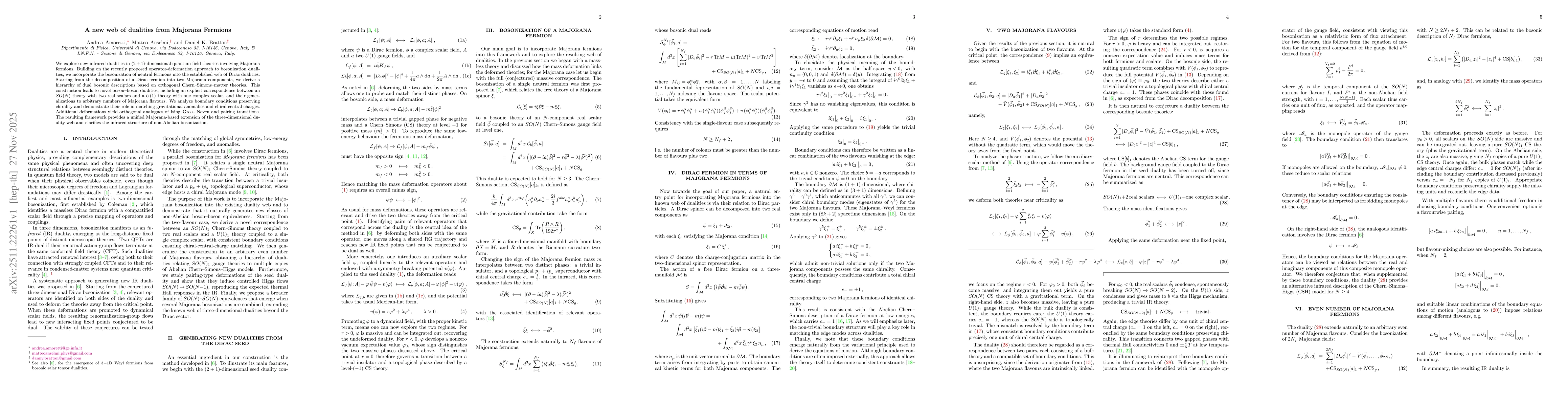 Thumbnail for A new web of dualities from Majorana Fermions