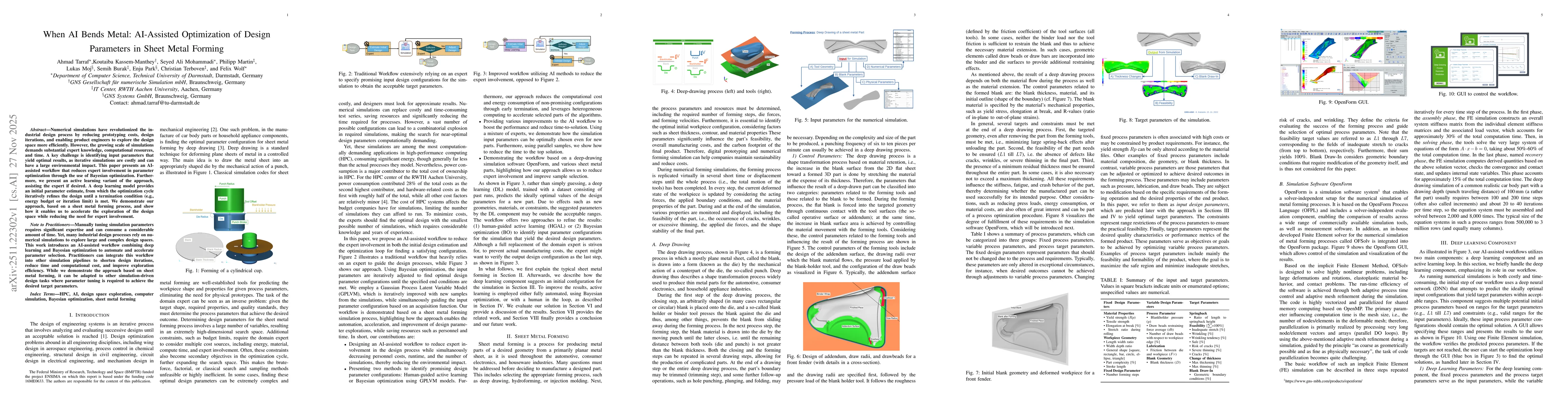 Thumbnail for When AI Bends Metal: AI-Assisted Optimization of Design Parameters in Sheet Metal Forming