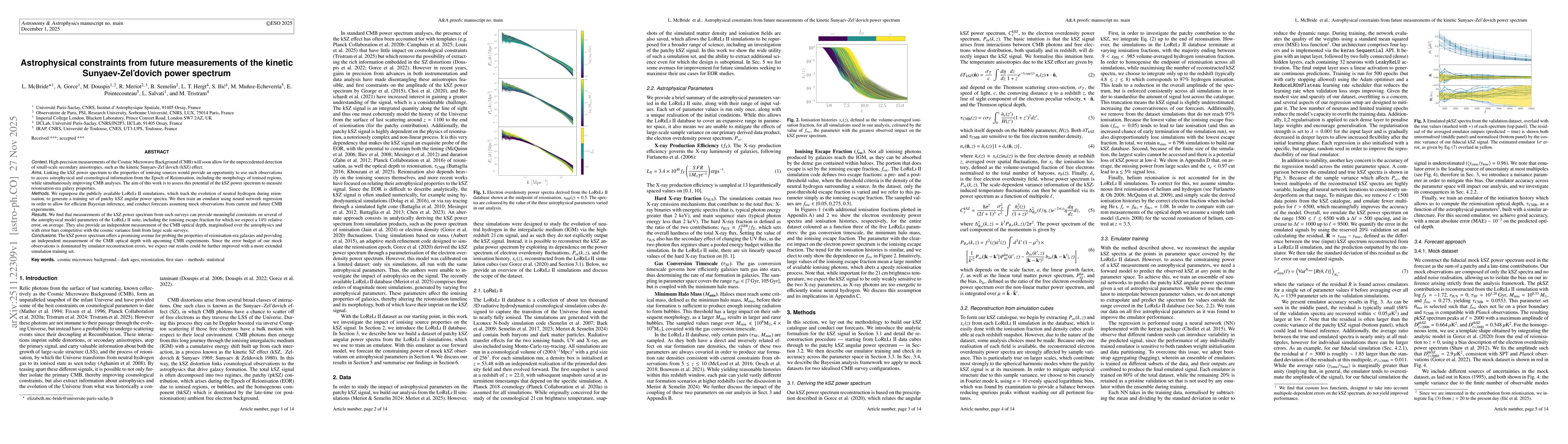 Thumbnail for Astrophysical constraints from future measurements of the kinetic Sunyaev-Zel'dovich power spectrum