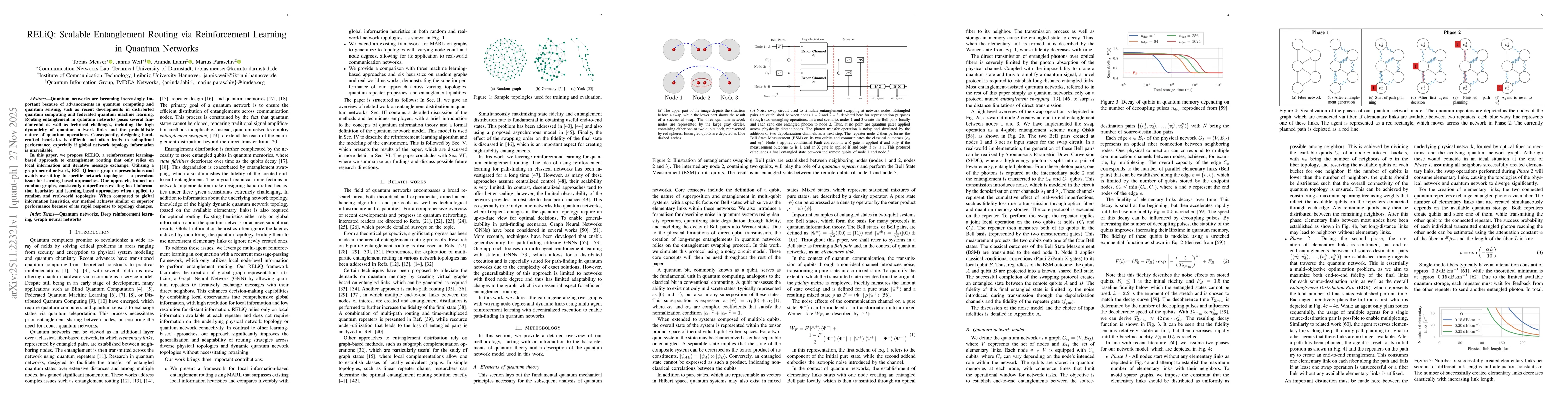 Thumbnail for RELiQ: Scalable Entanglement Routing via Reinforcement Learning in Quantum Networks