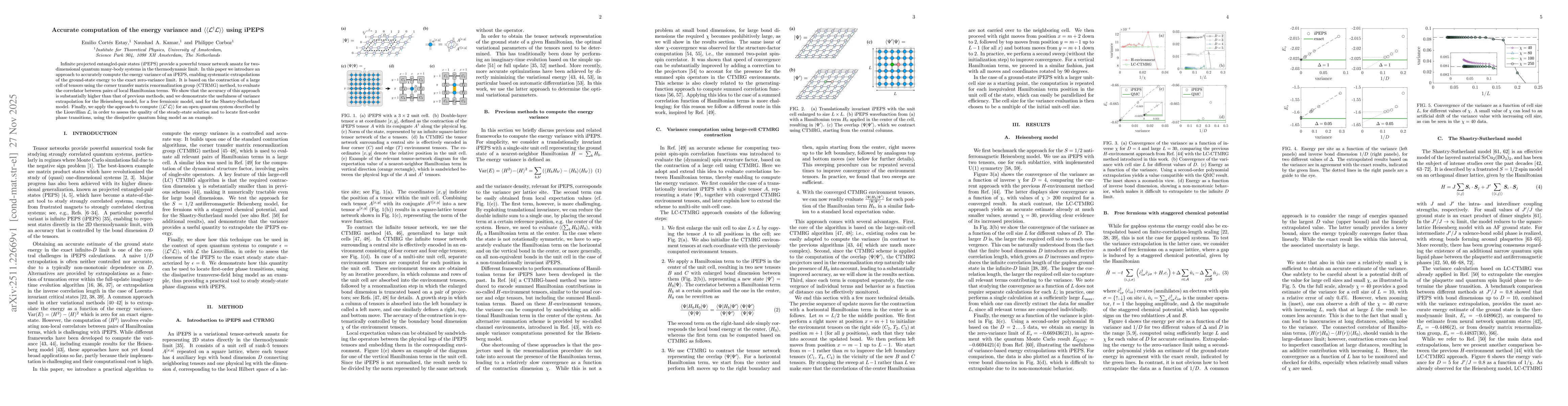 Thumbnail for Accurate computation of the energy variance and $\langle\langle \mathcal{L}^\dagger \mathcal{L} \rangle\rangle$ using iPEPS