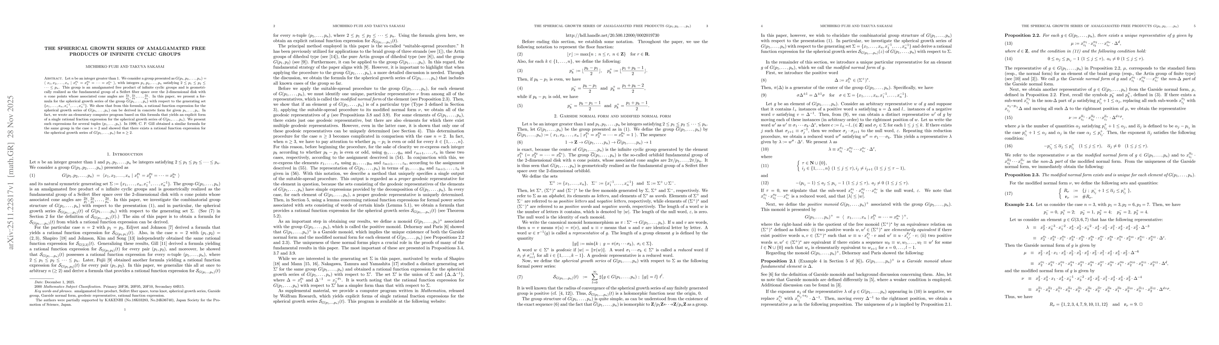 Thumbnail for The spherical growth series of amalgamated free products of infinite cyclic groups