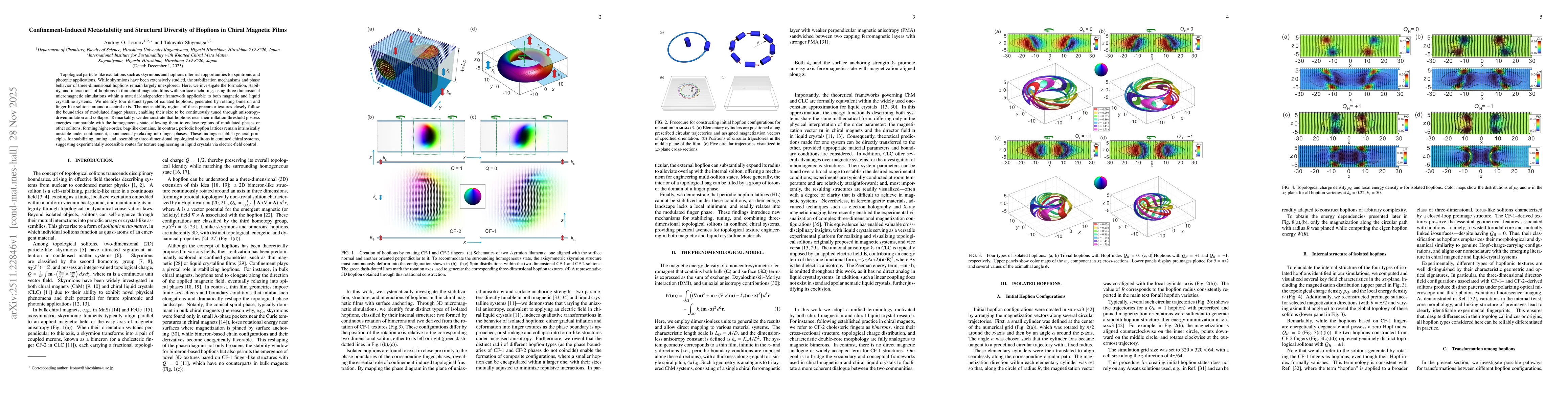 Thumbnail for Confinement-Induced Metastability and Structural Diversity of Hopfions in Chiral Magnetic Films